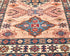 3x5 Ft Kazak Afghan Hand Knotted Geometric Wool Area Rug